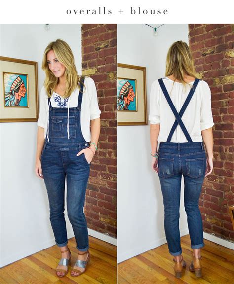 what tops to wear with overalls