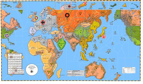 33 Axis And Allies 1942 Map Maps Database Source