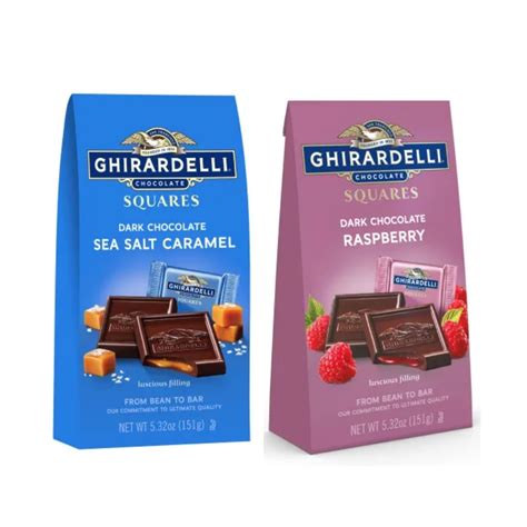 Ghirardelli Chocolate Lusciously Filled Squares Dark