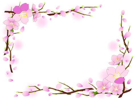Cherry Blossoms Frame Clipart Free Download Transparent Png Creazilla
