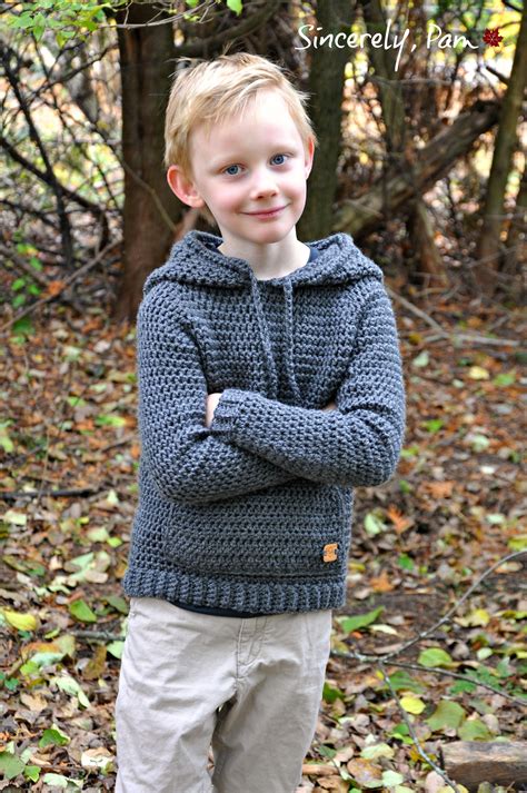 Everyday Hoody Child Size Crochet Pattern Pdf Etsy In 2020 Crochet
