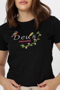 T Shirt Deus Provera Bordado Cor Preto Atacado Tshirt Use Criativa