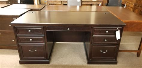 Espresso Executive Desk Delmarva Furniture Consignment