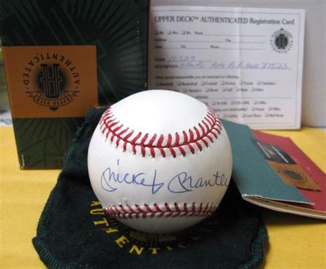 Lot Detail Mickey Mantle Signed Upper Deck Authenticated Baseball
