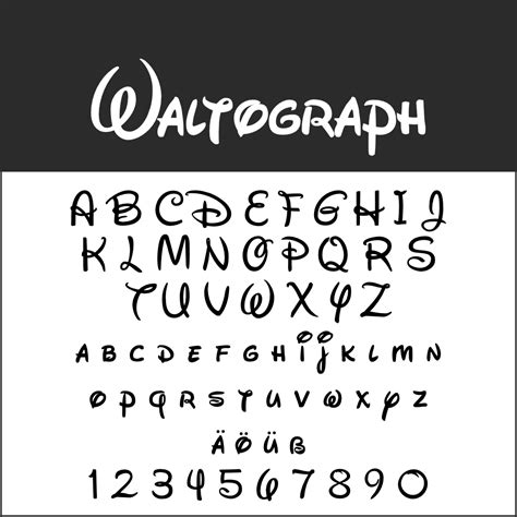 Disney Schrift Generator Waltograph Font By Justin Disney Font Free