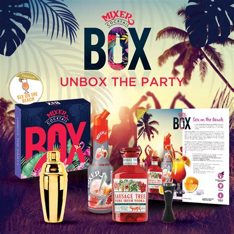 Sex On The Beach Cocktail Box Mixer Cocktails
