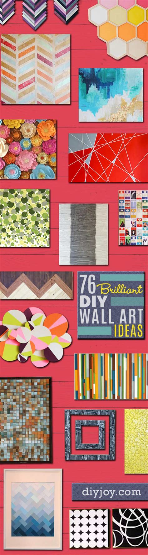 76 Brilliant Diy Wall Art Ideas For Your Blank Walls