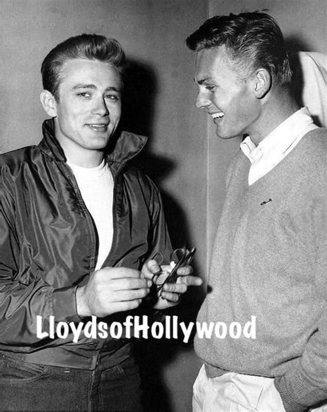 tab hunter is amused by james dean on set rebel without a etsy