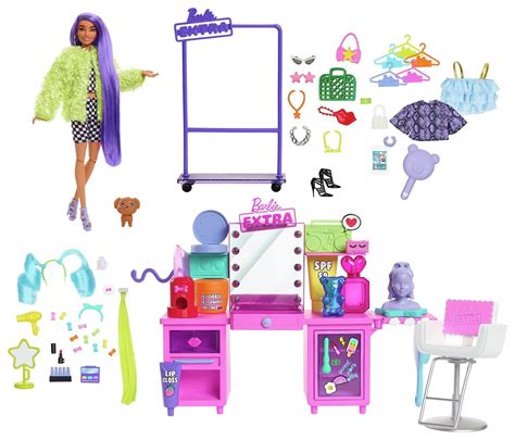 Barbie Extra Doll And Vanity Playset With Puppy And Accessories T Idea