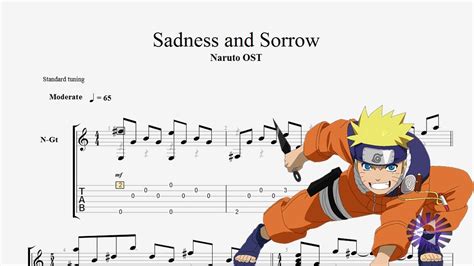 Guitar Sadness And Sorrow 哀と悲 Naruto ナルト Ost ギターtab譜 By Nippontab