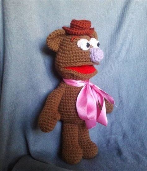 Instant Download Pdf Fozzie Bear 13 Inches Amigurumi Doll Crochet
