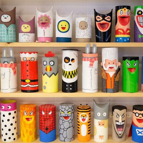 14 Easy Crafts With Toilet Paper Rolls