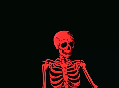 Aesthetic Skeleton Hd In 2020 Red Aesthetic Grunge