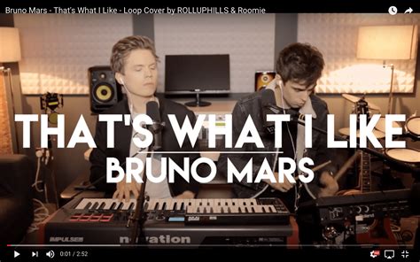 Covers Friday Bruno Mars ‘thats What I Like The Musical Hype