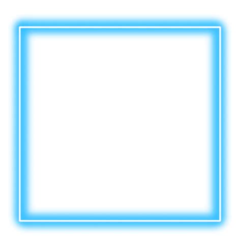 Free Png Square Frame Transparent Png Blue Neon Frame Png Image With