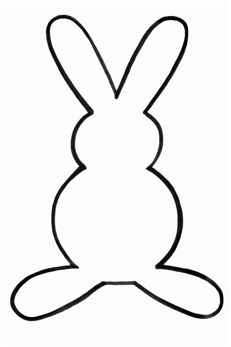 Osterhasen schablonen ausdrucken schablone osterhase zum. Umriss eines Hasen als Schablone für … - Bild kaufen - 11371657 living4media