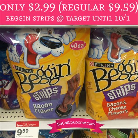 PRINT!! Only $2.99 (Regular $9.59) Beggin Strips @ Target Until 10/1 - Deal Hunting Babe