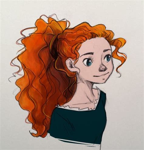 Just Reallyyy Wanted To Draw Merida With A Ponytail Animation