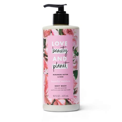 Love Beauty And Planet Bountiful Moisture Body Wash Murumuru Butter And Rose 16 Oz