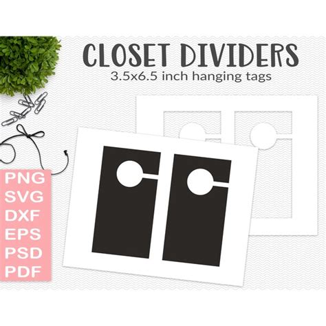 Blank Closet Dividers Etsy
