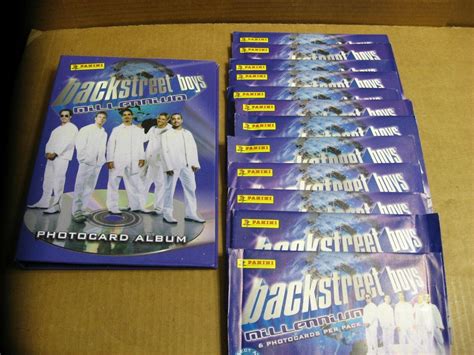 New Backstreet Boys Millennium Album Pages 12 Packs Photo Cards