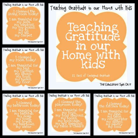 The Educators Spin On It Teaching Gratitude In Our Home With Kids