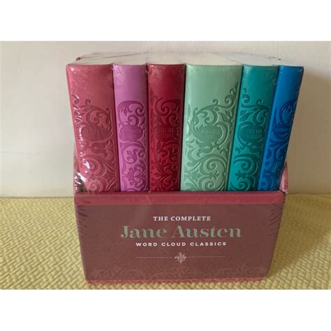 Jane Austen Boxed Set Word Cloud Classics Shopee Philippines