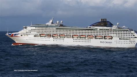 Oceana deck 12 deck tour. P&O Cruise Ship OCEANA departs A Coruña 4K - YouTube