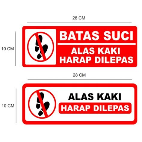 If you want to learn alas kaki in english, you will find the translation here, along with other translations from indonesian to english. HARGA PROMO STIKER STICKER VYNIL HIMBAUAN BATAS SUCI ALAS ...