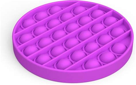 New research and development by fidget toy pop it team. bol.com | ColourFam® siliconen pop up fidget - Paarse ...