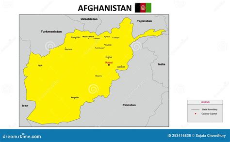 Afghanistan Map State And District Map Of Afghanistan Political Map