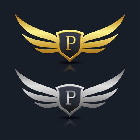 Letter P Emblem Logo 603409 Vector Art At Vecteezy