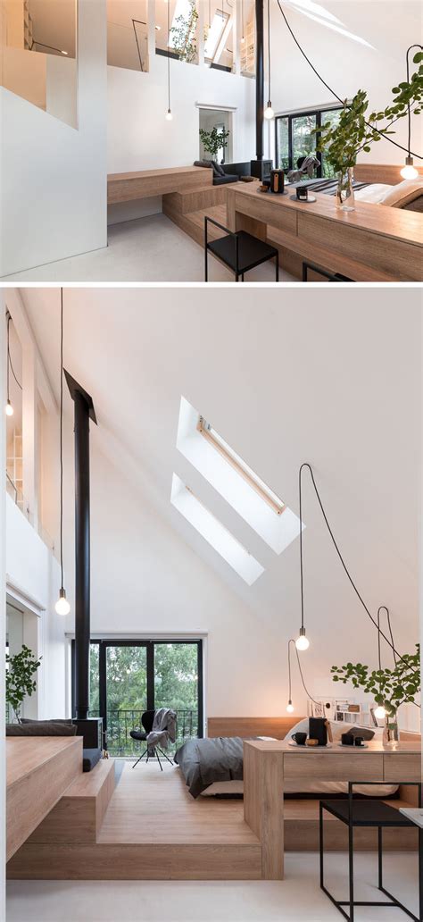 Modern cool & fancy functional: The Attic And Top Floor Of This House Was Transformed Into ...