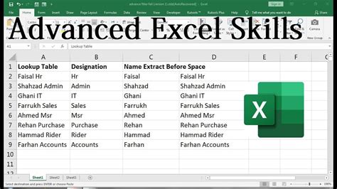 Advanced Excel Formulas With Examples In Excel Sheet Free Download YouTube