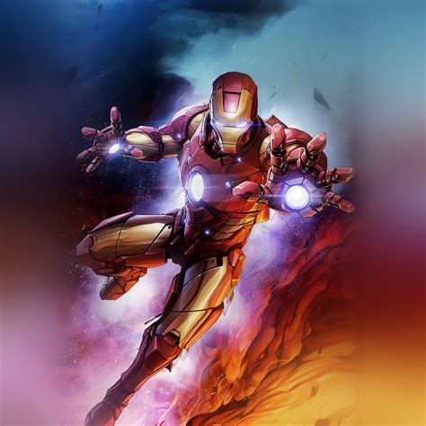 Bh56 Ironman Hero Marvel Art Wallpaper