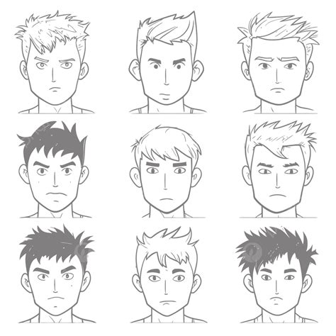 Male Head Drawing Illustrations Vector Free Clip Arts Eps Outline
