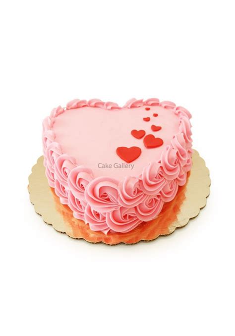 Heart Shape Rose Cake Birthday Cakes In Doha