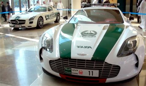 Worlds Most Expensive Police Car Aston Martin One 77 In United Arab