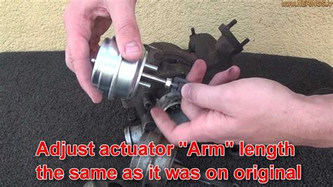 How To Change Turbocharger Wastegate Actuator Youtube