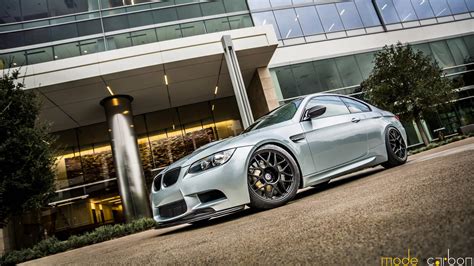 High quality real carbon fiber with clear coat. Silverstone Slicer BMW M3 by Mode Carbon - GTspirit