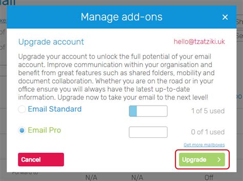 How To Modify Your Mailbox Quota 123 Reg Support