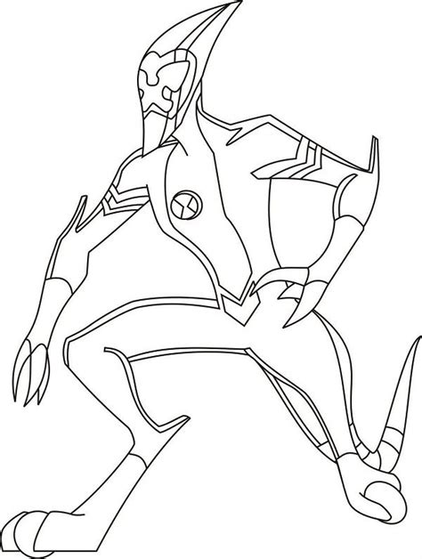 Ben 10 Coloring Pages Ultimate Aliens Coping Skills Pinterest