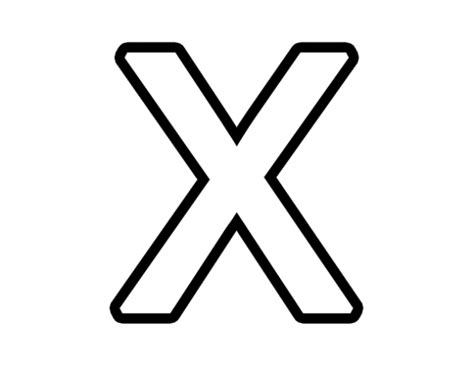 Letter X Clipart Black And White Clipart Best Clipart Best