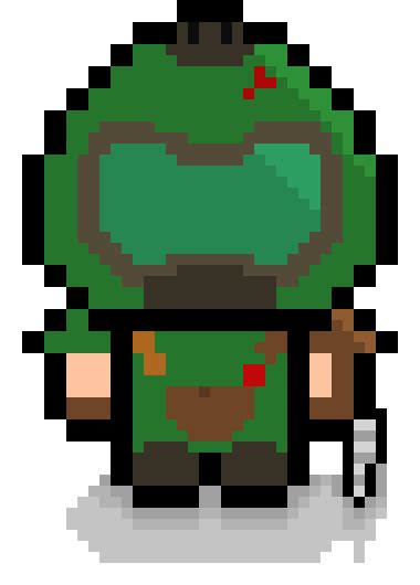 Doom Slayer Pixel Art Maker