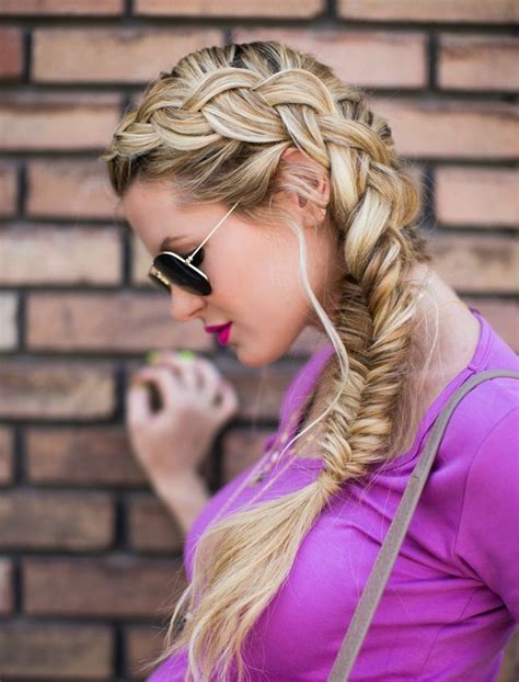 Blogger Inspiration Summer Braids From Barefoot Blonde Fishtail