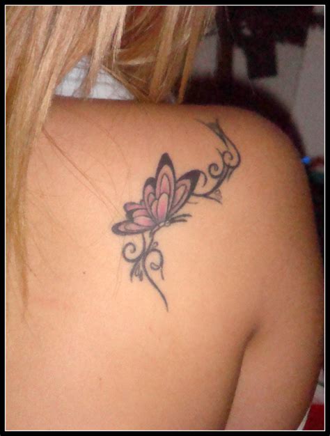 20 Cute Butterfly Tattoos On Back For Women