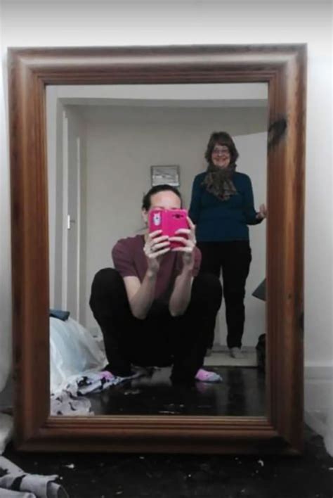 Funny Mirror Selfie