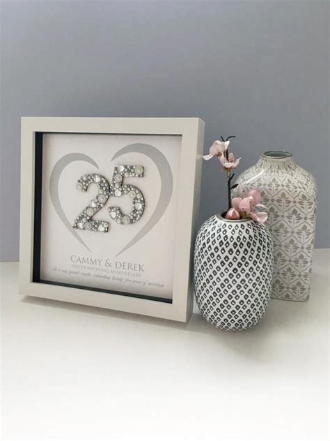 The most important thing to keep in mind when buying a 25th wedding anniversary gift (or any gift for that matter) is the recipient's personality. Silver Wedding Anniversary Gift - 25th Anniversary Gift ...
