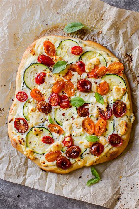 Sourdough pizza crust (thick or thin crust!) we only recommend products and services we wholeheartedly endorse. Zucchini & Herbed Ricotta Flatbread - Sallys Baking Addiction