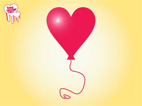 Download Heart Balloon Graphics Vector Art & Graphics | freevector.com